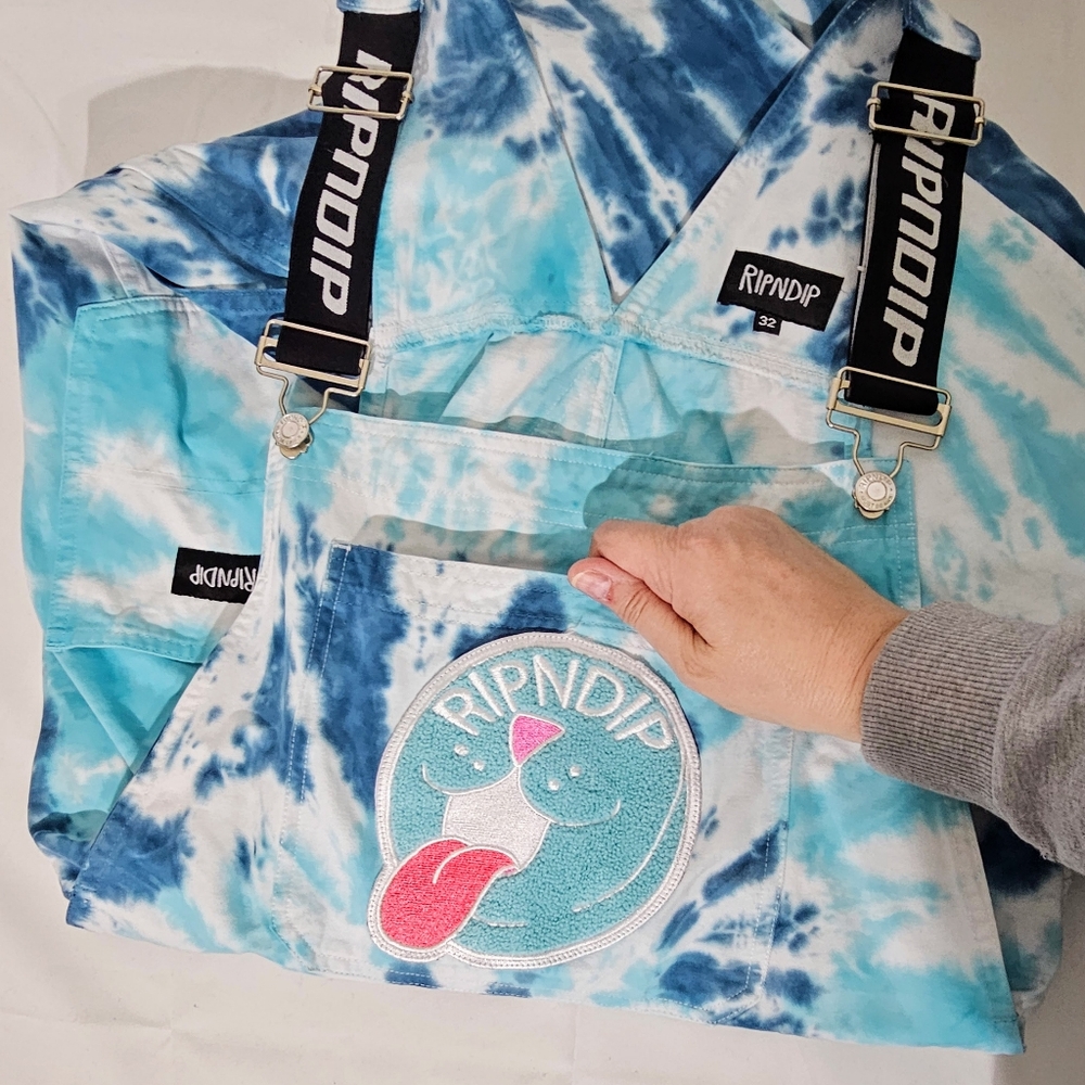 RIP N DIP tie-dye overalls. - Picture 10 of 15